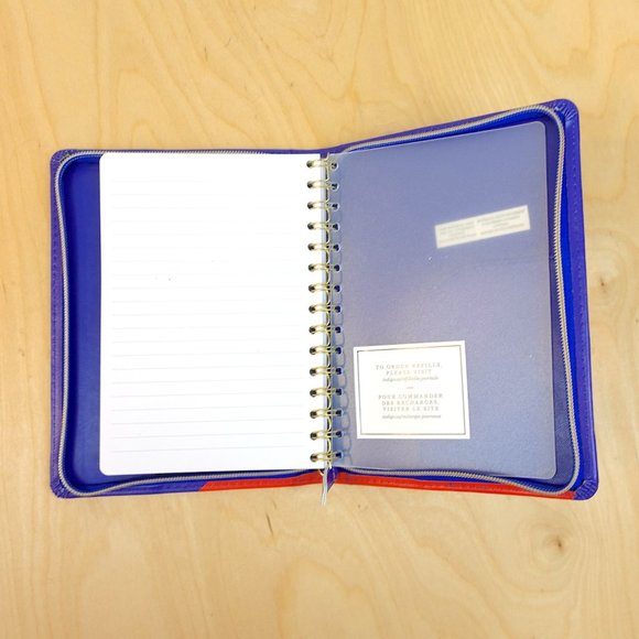 Indigo Paper "Not All Heroes Wear Capes, Some Teach" Zippered Notebook - Picture 4 of 4